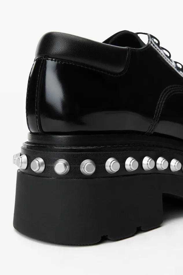 Alexander Wang Shoes Atlas Derby In Calf Leather 8211 Women