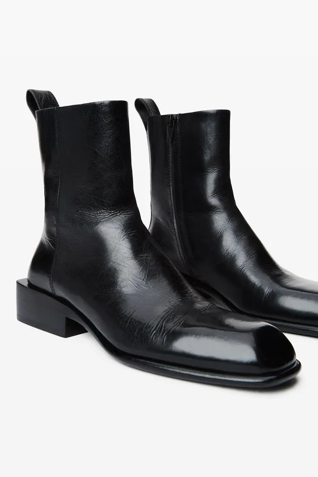 Alexander Wang Shoes Throttle Ankle Boot In Calf Leather 8211 Women