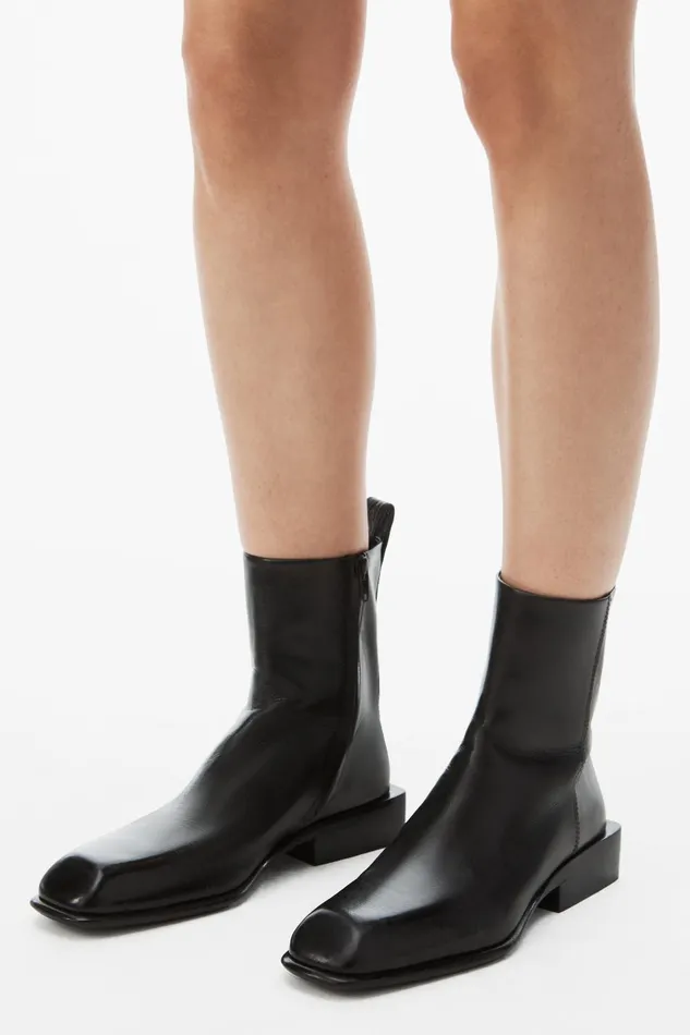 Alexander Wang Shoes Throttle Ankle Boot In Calf Leather 8211 Women