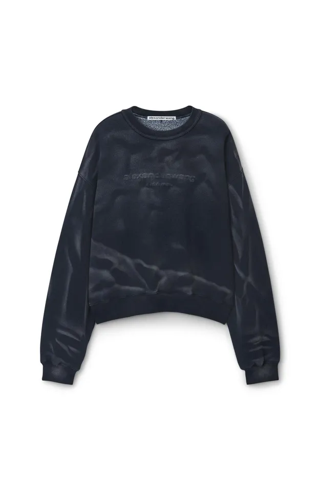 Alexander Wang Sweatshirts Oversize Unisex Sweatshirt 8211 MenWomen