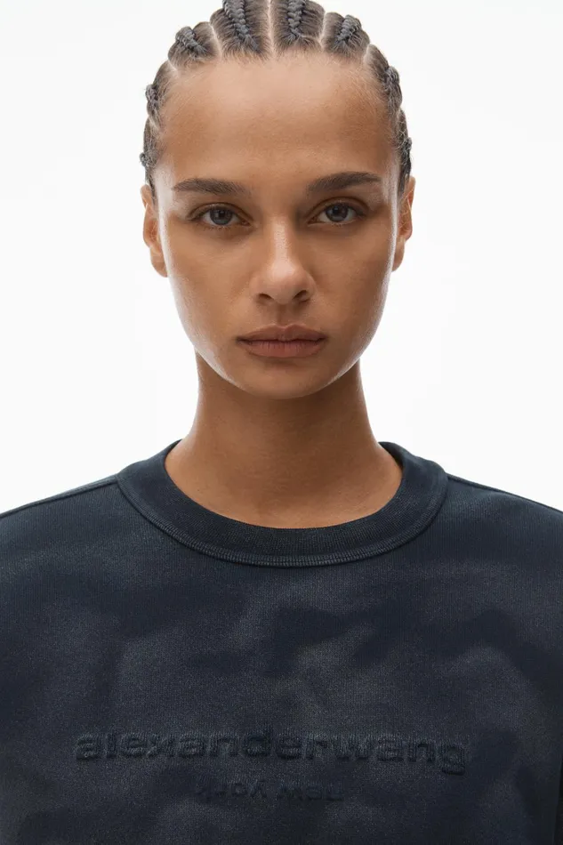 Alexander Wang Sweatshirts Oversize Unisex Sweatshirt 8211 MenWomen
