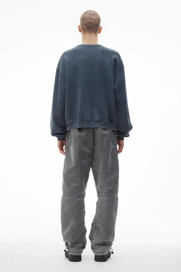 Alexander Wang Sweatshirts Unisex LogoEmbossed Sweatshirt In Cotton 8211 MenWomen