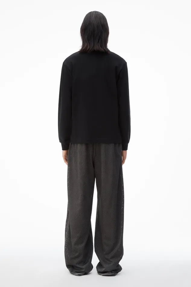 Alexander Wang TShirts Unisex LongSleeve Tee In High Twist Jersey 8211 WomenMen