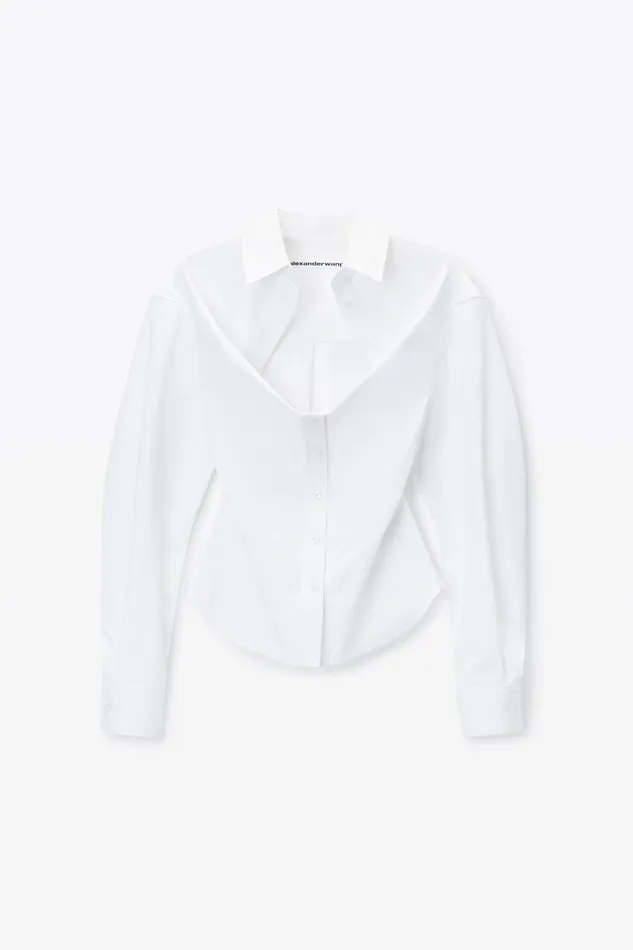 Alexander Wang Tops and Shirts Deconstructed ButtonUp Shirt 8211 Women