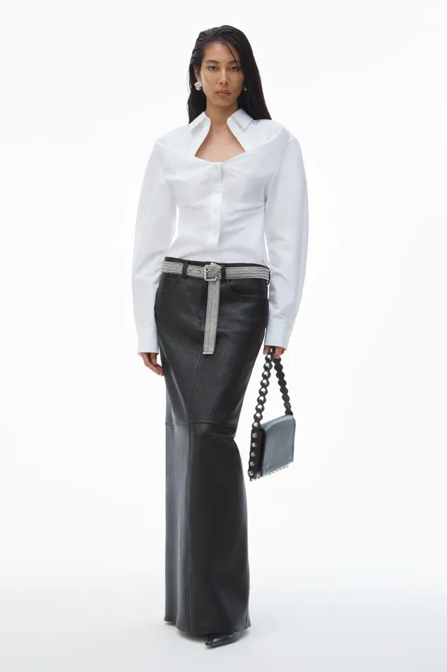 Alexander Wang Tops and Shirts Deconstructed ButtonUp Shirt 8211 Women