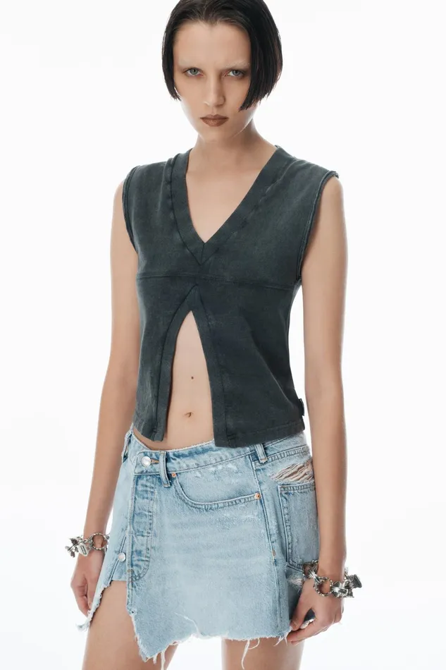 Alexander Wang Tops and Shirts Double VNeck Tank Top 8211 Women