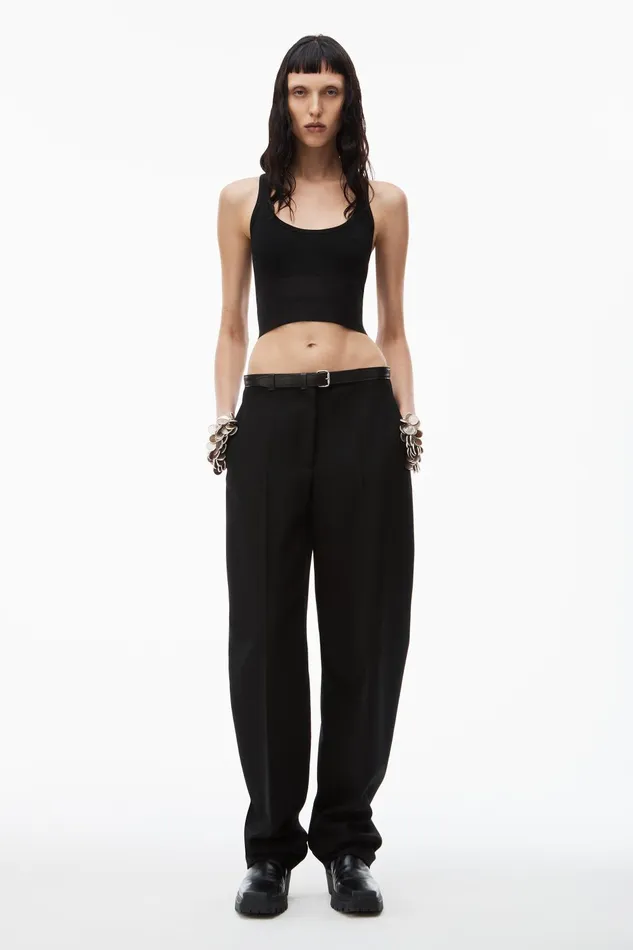 Alexander Wang Tops and Shirts Logo Elastic Scoopneck Bra Top 8211 Women