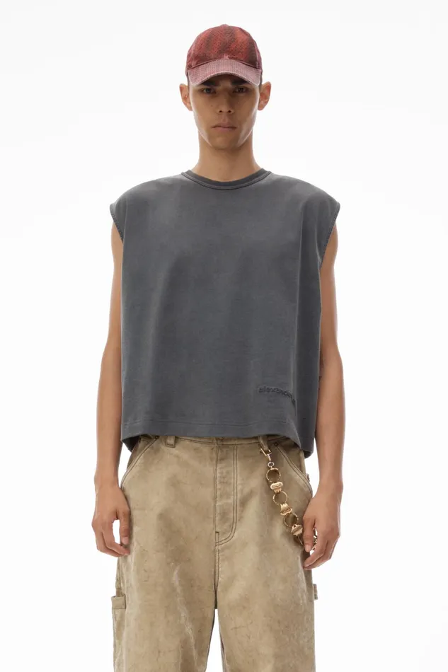 Alexander Wang Tops Men039s Muscle Tank In Cotton Jersey 8211 Men