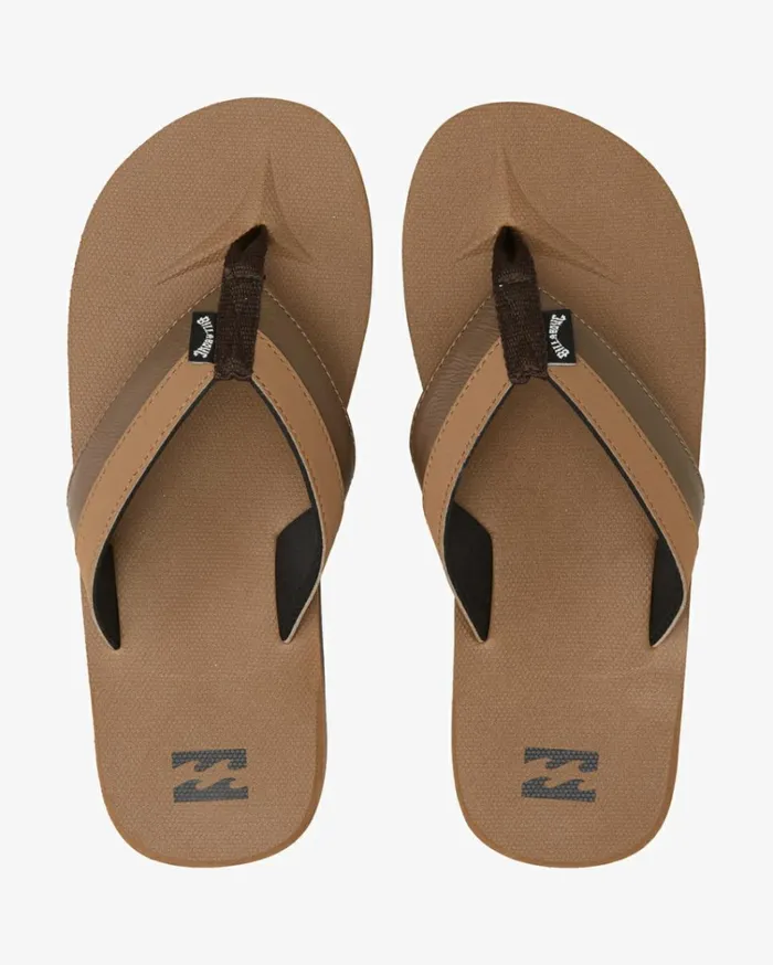 All Day Impact SlipOn Sandals Camel Men Billabong Flip Flops