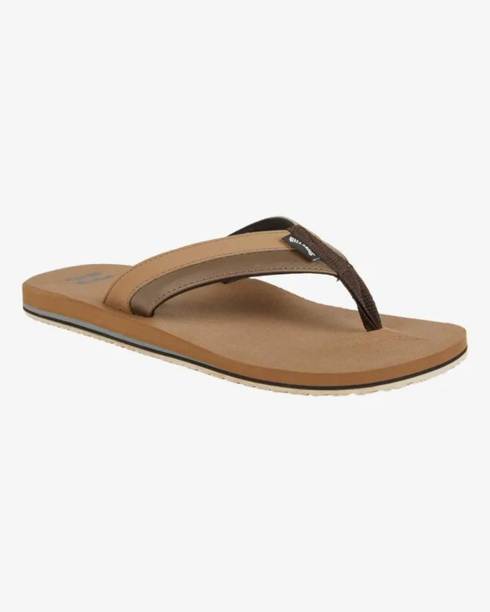All Day Impact SlipOn Sandals Camel Men Billabong Flip Flops