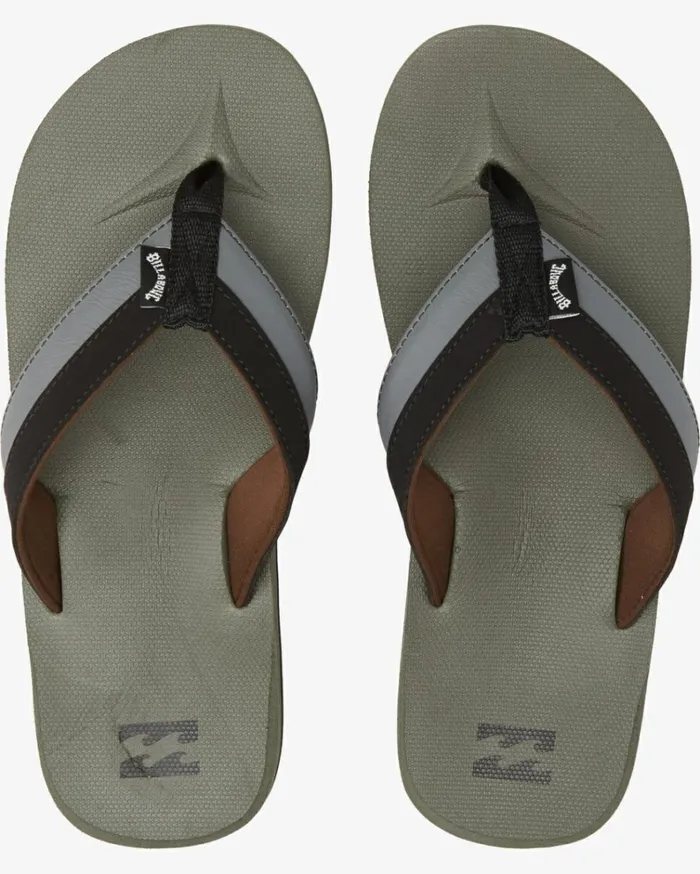All Day Impact SlipOn Sandals Military Men Billabong Flip Flops