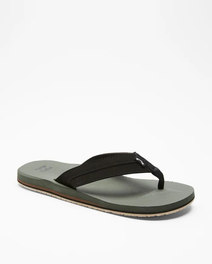 All Day Impact SlipOn Sandals Olive Men Billabong Flip Flops
