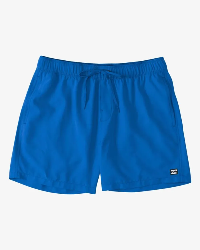 All Day Layback 16034 Boardshorts Cobalt Men Billabong Elastic Waist Boardshorts