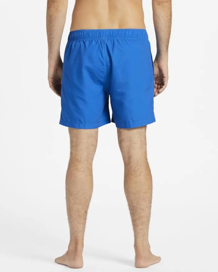 All Day Layback 16034 Boardshorts Cobalt Men Billabong Elastic Waist Boardshorts