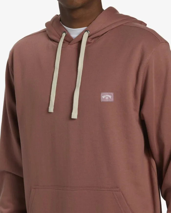 All Day Pullover Hoodie Rosewood Men Billabong Hoodies and Fleece
