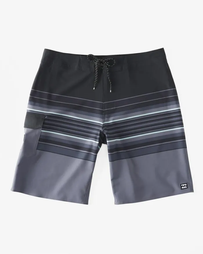 All Day Stripe Pro Performance 20034 Boardshorts Asphalt Men Billabong Performance Boardshorts