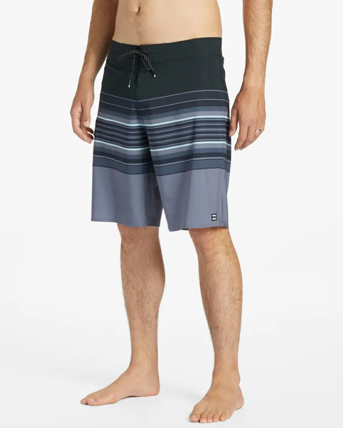 All Day Stripe Pro Performance 20034 Boardshorts Asphalt Men Billabong Performance Boardshorts