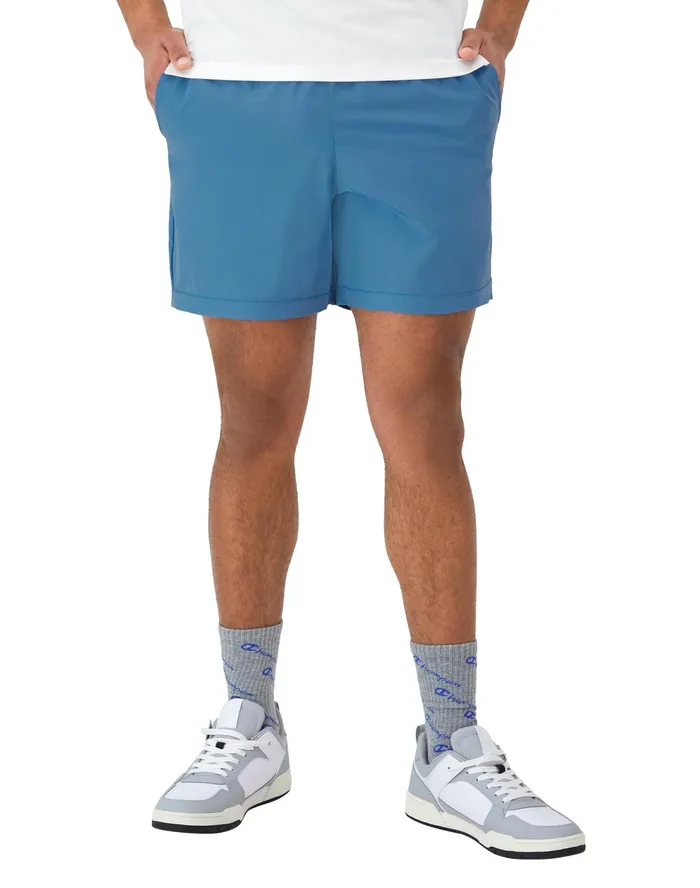 AllPurpose Shorts Arch Champion Logo 6034 Mountain Air Blueraindrop Blue Men Champion Shorts