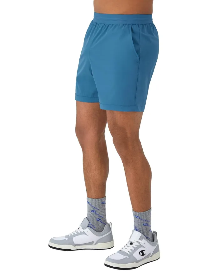 AllPurpose Shorts Arch Champion Logo 6034 Mountain Air Blueraindrop Blue Men Champion Shorts