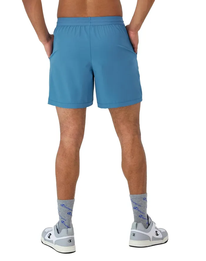 AllPurpose Shorts Arch Champion Logo 6034 Mountain Air Blueraindrop Blue Men Champion Shorts
