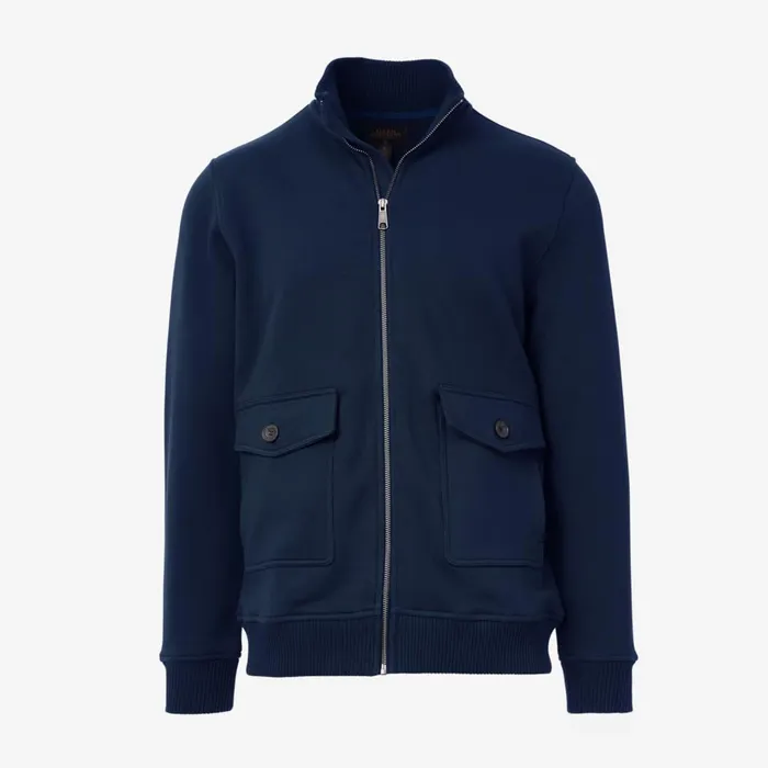 Allen Edmonds Bayside Full Zip Fleece Navy Men Outerwear