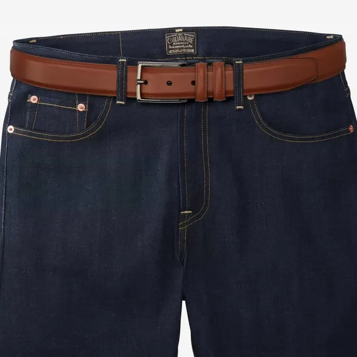 Allen Edmonds Chad Street Casual Belt Walnut Men Casual Belts