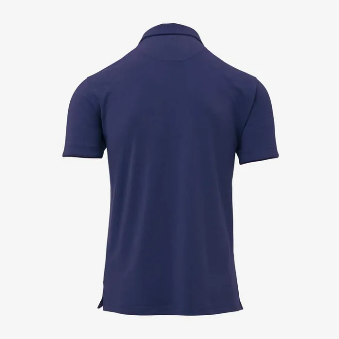 Allen Edmonds Cool Touch Pima Cotton Polo Navy Men Shirts and Sweaters