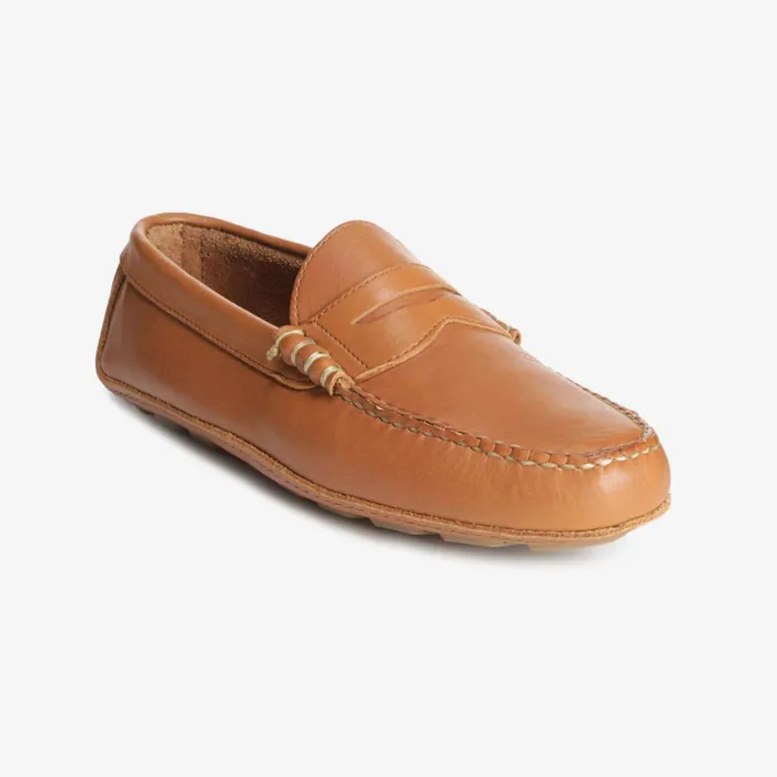 Allen Edmonds Daytona Driving Shoes Tan Fargo Men Boat Shoes and Driving Mocs