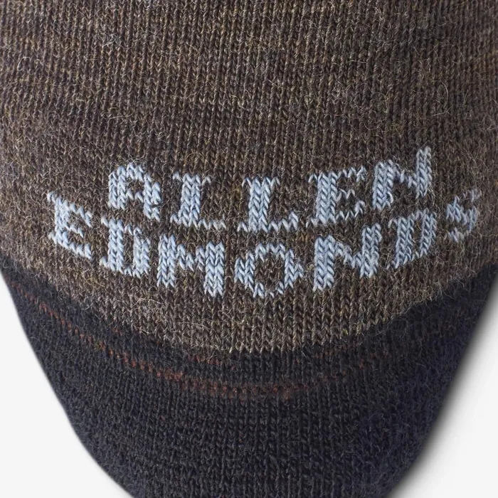 Allen Edmonds Dog Pattern Merino Cool Dress Socks Brown Men Socks