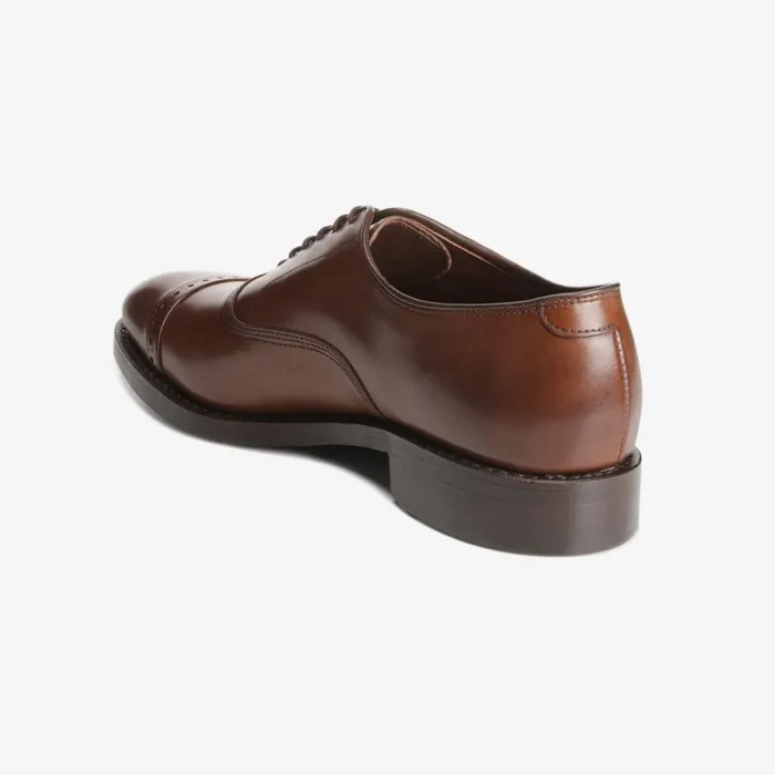 Allen Edmonds Fifth Avenue CapToe Oxford With Dainite Rubber Sole Coffee Men Wide Width Shoes