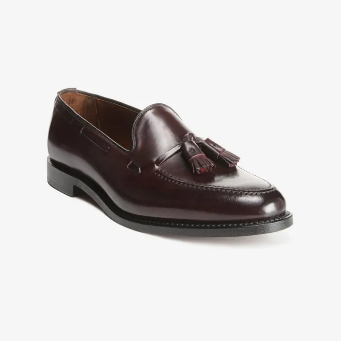 Allen Edmonds Grayson Shell Cordovan Dress Loafer Burgundy Men Made In The Usa