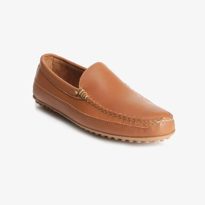 Allen Edmonds Interstate 90 Driving Shoe Tan Men Boat Shoes and Driving Mocs