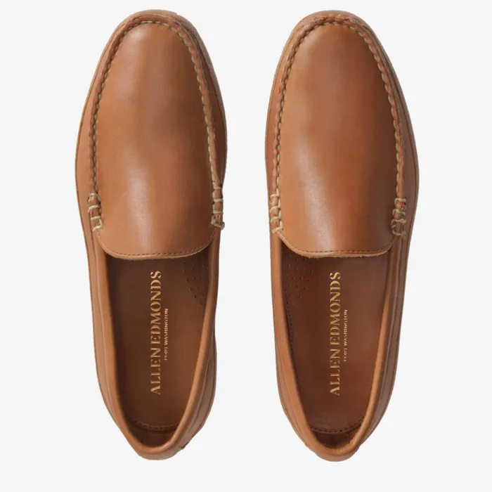 Allen Edmonds Interstate 90 Driving Shoe Tan Men Boat Shoes and Driving Mocs