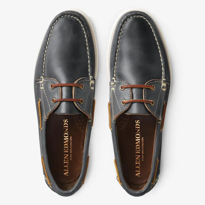 Allen Edmonds Maritime Boat Shoe Navy Men Boat Shoes and Driving Mocs