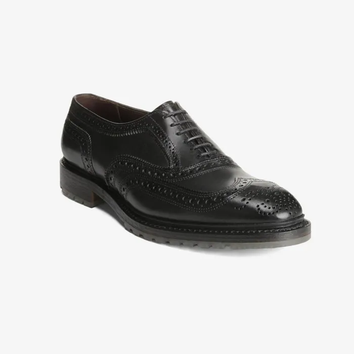 Allen Edmonds McTavish Oxford Wingtip Dress Shoe Black Men Made In The Usa