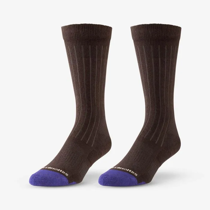 Allen Edmonds MidCalf Cotton Air Dress Socks Brown Men Socks