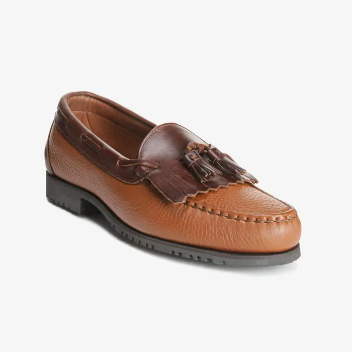 Allen Edmonds Nashua Tassel Loafer Brown With Brown Trim Men Loafers and SlipOns