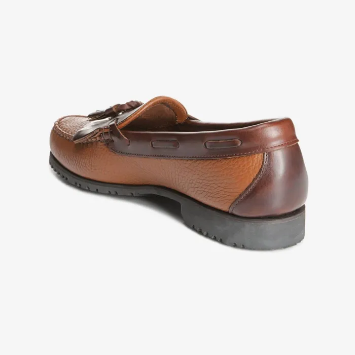 Allen Edmonds Nashua Tassel Loafer Brown With Brown Trim Men Loafers and SlipOns