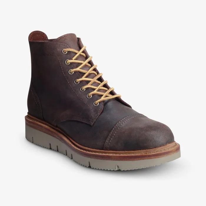 Allen Edmonds Park City LaceUp Weatherproof Boot Snuff Waxed Suede Men Comfort and Travel