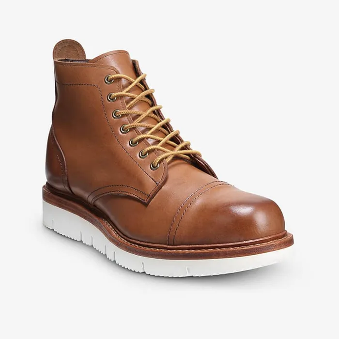 Allen Edmonds Park City LaceUp Weatherproof Boot Tan Men Made In The Usa