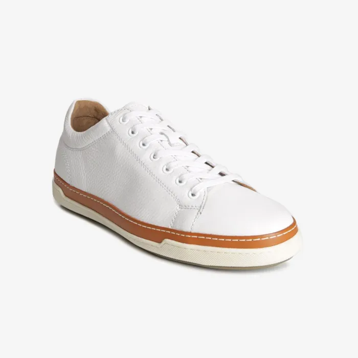 Allen Edmonds Porter Derby Sneaker White Men Wide Width Shoes