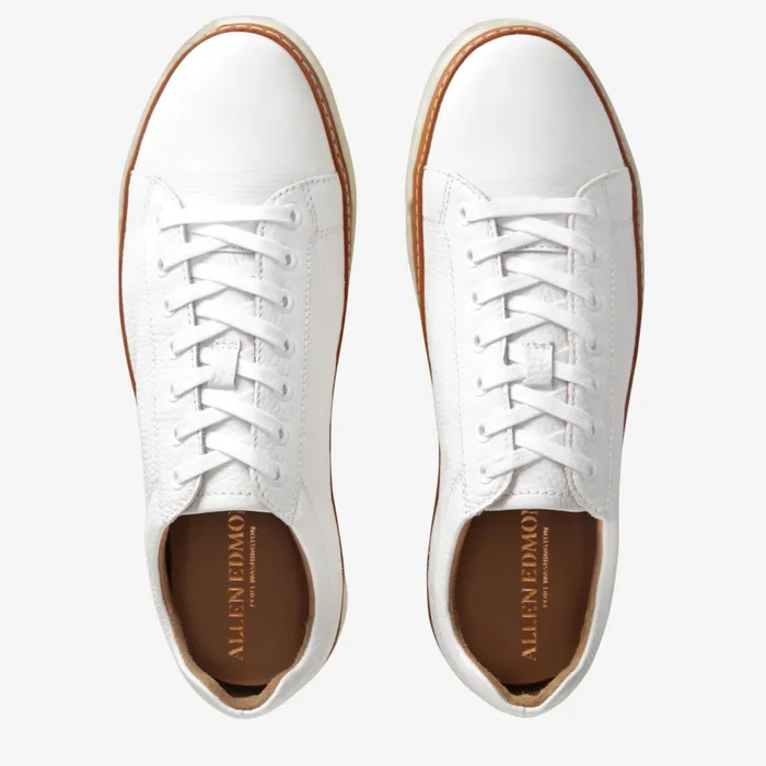Allen Edmonds Porter Derby Sneaker White Men Wide Width Shoes