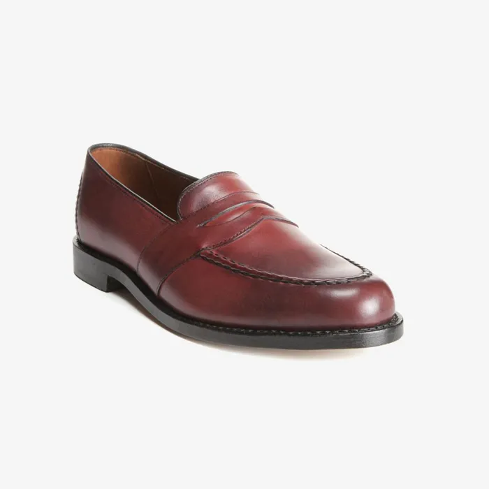 Allen Edmonds Randolph Penny Loafer Oxblood Men Loafers and SlipOns