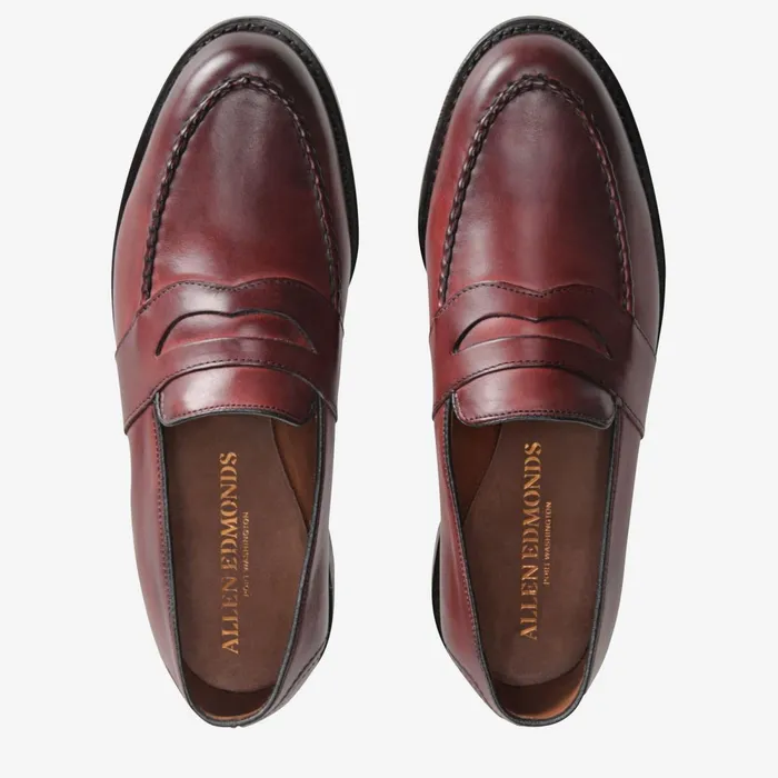 Allen Edmonds Randolph Penny Loafer Oxblood Men Loafers and SlipOns