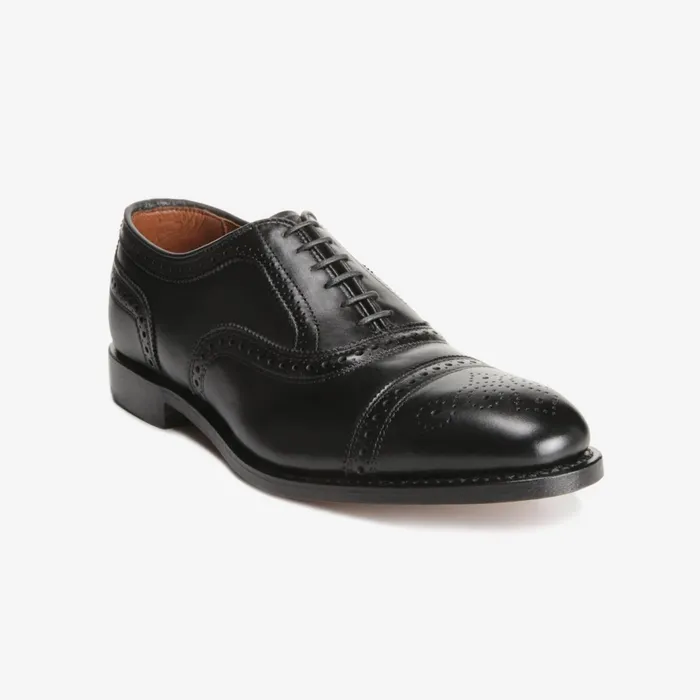 Allen Edmonds Strand CapToe Oxford Black Men Wide Width Shoes