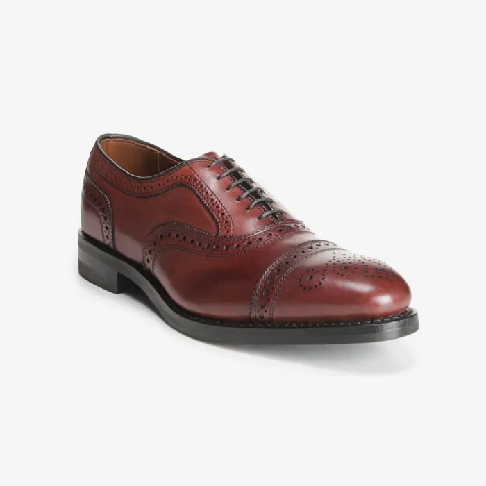 Allen Edmonds Strand CapToe Oxford With Dainite Rubber Sole Oxblood Men Wide Width Shoes Allen Edmonds Strand CapToe Oxford With Dainite Rubber Sole Oxblood Men Wide Width Shoes