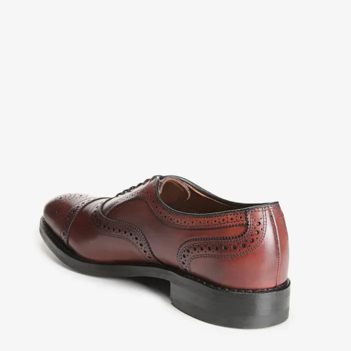 Allen Edmonds Strand CapToe Oxford With Dainite Rubber Sole Oxblood Men Wide Width Shoes