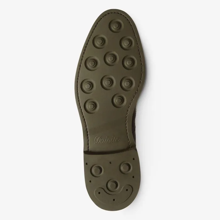 Allen Edmonds Strandmok CapToe Oxford With Dainite Rubber Sole Brown Nubuck Men Wide Width Shoes