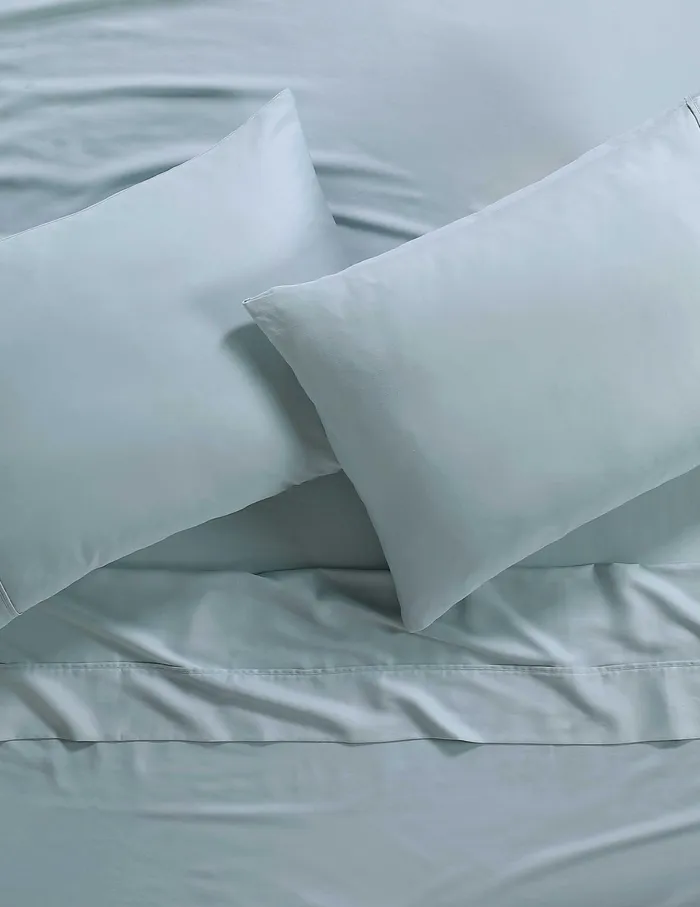 Anne Klein Reverie AntiMicrobial Sheet Set Bluegrey Women Home