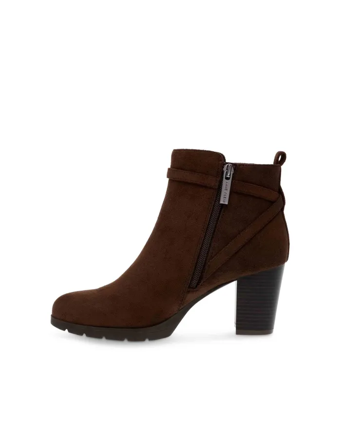 Anne Klein Riah Bootie Dk Brown Ms Women Shoes